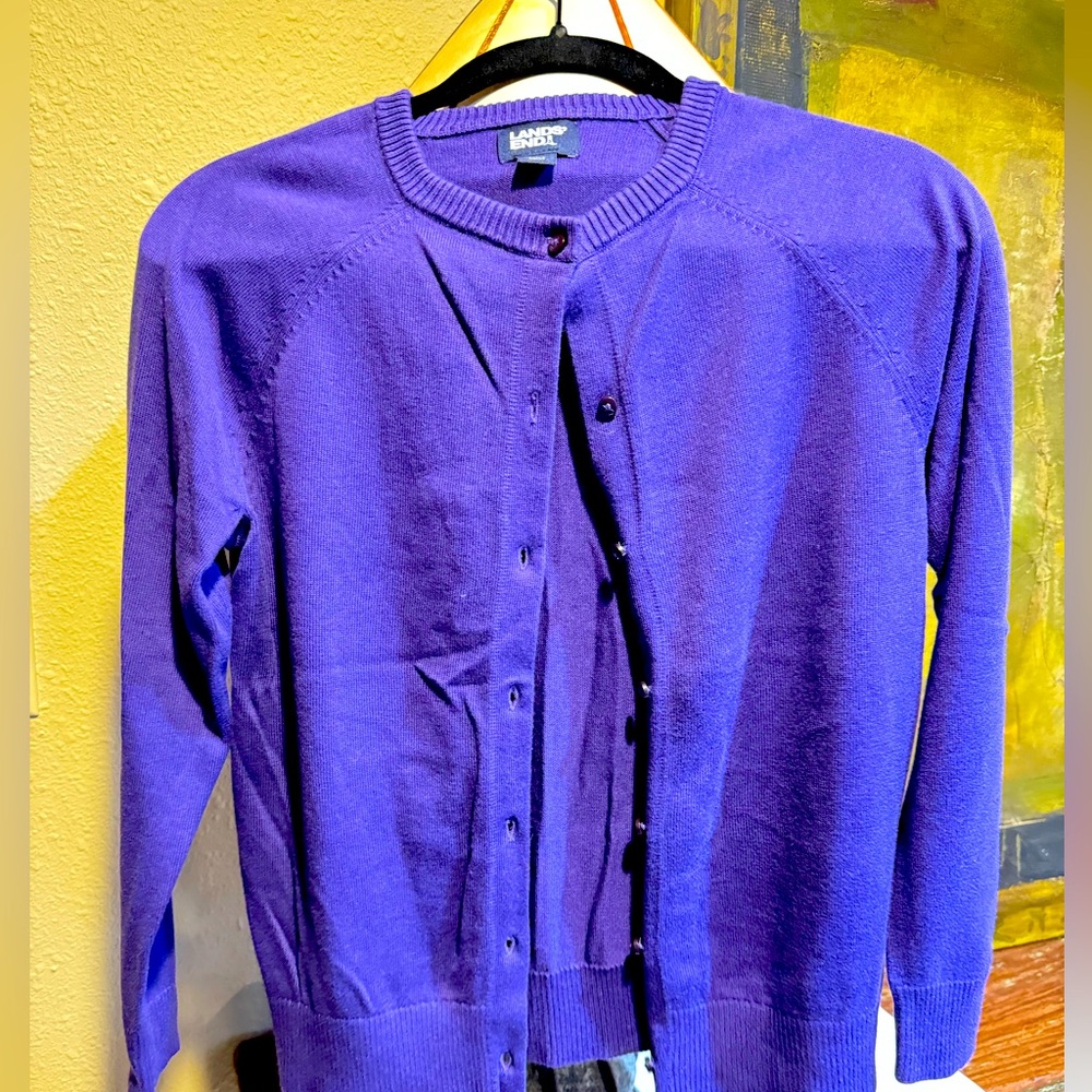 Lands End Cardigan